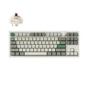 Keychron Q3 Max QMK/VIA Wireless TenKeyLess RGB Hot-Swap Fully Assembled Knob Shell White Custom Mechanical Keyboard - Brown Switch [KBKCQ3MP3]