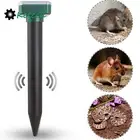 Solar Power Ultrasonic Snake Mouse Repeller Pest Reject for Garden Yard L2KO