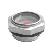 G 3/4 Oil Sight Glass Clear View Mirror Smooth and Accurate Monitoring