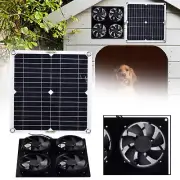 Solar Powered Panel 100W 1200CFM Roof Vent Attic Fan For Attic/Greenhouse