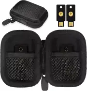 Security Key Case for Yubico Yubikey 5Ci NFC Onlykey FIDO2 Dual Mesh Pocket Blac