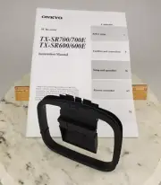 FM Dipole Antenna 75 Ohm AM Loop Antenna & Onkyo TX-SR700 Manual Yamaha Pioneer
