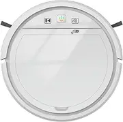 KANGYEBAIHUODIAN Sweeping Robot Vacuum Cleaner Sweeper APP WiFi Control 2500Pa Suction Mop Smart Route Planning Fit for Pet Hair Floor Carpet (Color : White, Plug Type : EU)