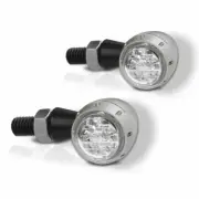 PAIR INDICATORS S-LED B-LUX SILVER BARRACUDA