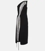 [Maticevski] Maticevski Fringed midi dress AU 8 black