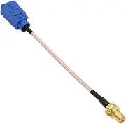 10cm Fakra C to SMA Female Connector Coaxial Cable RG316 Fakra C to SMA Female Jumper Cable Pigtail Cable Coaxial Pigtail Cable Fakra SMA Antenna Extension Cable, for Wireless Device Radio Ante