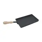 Cast Iron Griddle Omelette Pan Ergonomic Steak Pan Egg Frying Pan for Gas Stoves
