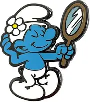 [PAWPRINT FAMILY] | Vanity Smurf Enamel Pin Badge | The Smurfs Official Merchandise, Nickel