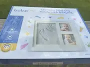 Bubzi Charming Baby Clay Handprint & Footprint Keepsake Kit NEW SEALED w/ frame
