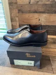 NEW Allen Edmonds Men's Fairfax Black Leather Oxford Dress Shoes Lace 10 1/2 D