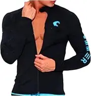 Legou Men's Zip-Up Wetsuit Surfing Sun Protection Snorkeling Free Matching Set