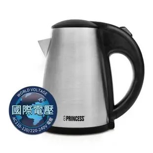 【PRINCESS 荷蘭公主】《雙電壓》旅行雙寶★快煮壺+摺疊吹風機｜國際通用電壓