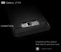 在飛比找Yahoo!奇摩拍賣優惠-三星 Galaxy J7 2016版 戰神碳纖保護套 軟殼 