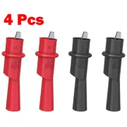 Clip Test Probe Measurement 4* Crocodile Clamp Multimeter Push