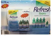 Refresh Tears Lubricant Eye Drops 4x15ml plus 1x5ml Bonus Bottle NEW CANADA