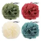4 Pack Bath Sponge, Bath Shower Loofahs Mesh Pouf Sponge Body Scrubber Exfoli...