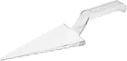 Northwest Enterprises Heavy Duty Plastic Cake Server/Pie Cutter/Pastry Slicer/Spatula for Serving Pizza, 1-Count, Clear