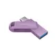 SanDisk SDDDC3 Ultra Go USB Type C+A 64G 雙用高速隨身碟-薰衣草紫