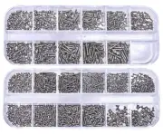 Mini Skater 23 Size Nickel Plating Tiny Eyeglass Screws Sunglass Spectacles W...