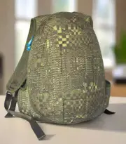 Diesel Backpack Camo Mens Large 1DR-POD Dome Nylon Laptop Military Green