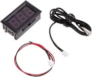 Digital LED Thermometer, Water Temperature, Gauge Thermometer, Digital Display Car Temperature Meter DC 12V (Red)