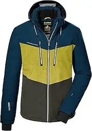 [killtec] Men's Ski Functional Jacket with Zip-Off Hood and Snow Guard