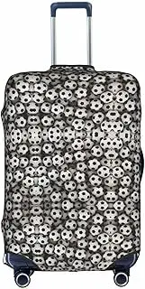 [FSCEV] Soccer Sea Trolley Suitcase Protective Cover Business Travel Luggage Protector Fashion 18-32 Inches, White, L
