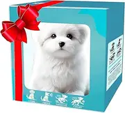 Robot Dog, My Realistic Robotic Cat, Ai Robot Dog, Interactive Puppy Toy, Walking, Barking, Tail Wagging, Simulation Plush Walking Dog Toys for Adults & Kids E
