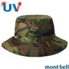 【MONT-BELL 日本】限量 CAMOUFLAGE WATCH 透氣防曬圓盤帽.漁夫帽.遮陽帽.可折疊收納/抗UV.透氣網孔/ 1108709 迷彩