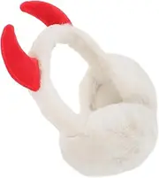 [Ipetboom] Ladies Warm Earmuffs Furry Women's Ear Muffs for Winter Adult Ear Warmers Wrap Around Protectors