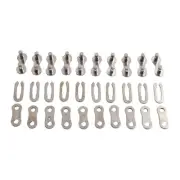 10Pcs Bicycle Bike Single Speed Quick-Chain Master Links Connector Accessoriess
