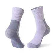 1 Pair Women's merino wool socks Hiking Socks Running Socks Sports Socks Thermal Warm Breathable Anti Blister Sweat-Wicking Winter Outdoor ankle Patchwork Wool