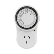 10A 24 Hour Analogue Timer - Heavy Duty - Hydroponic Light Timer