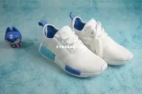 在飛比找Yahoo!奇摩拍賣優惠-老夫子 Adidas  NMD boost 圣保羅 白藍 S