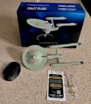 XL Star Trek:TOS USS Enterprise NCC-1701 Eaglemoss Ship MIB Signed Shatner JSA