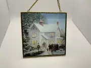 Avon vintage thomas kinkade stained painted of light sun catcher new in box