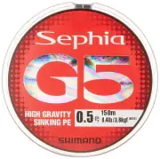 SHIMANO PE Line Sephia G5 150m No. 0.5 Multicolor PL-E55N Fishing Line
