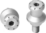 PUIG Hi-Tech Spools 10MM SILVER 2/PK 5924P