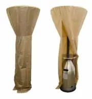 Hiland CVR-PRM-T Durable Heavy Duty Tall Patio Heater Cover - 89" - 89", Tan