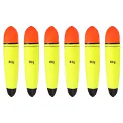 2.8oz Fishing Slip Bobbers, 6 Pack EVA Fishing Float, Yellow
