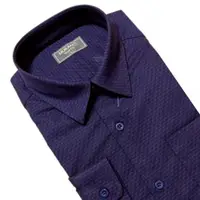 在飛比找ETMall東森購物網優惠-[MURANO]SLIM FIT 長袖襯衫-深藍格紋 (M~