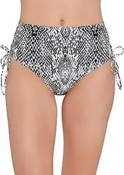[Salt + Cove] Womens Juniors Side Tie High Waist Swim Bottom Separates
