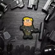 2A Flintstones: Tactical Barney PVC Morale Patch