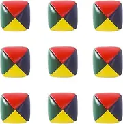 HIUOUIH Juggling Balls Pack of 9 Juggling Balls 6.5 cm Multicoloured Juggling Balls Children Juggling Balls Ideal for Professionals and Beginners