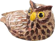 Alipis Owl Shape Key Hider Hidden Key Storage Box for Outdoor Use Garden Decoration with Unique Design for Front Security