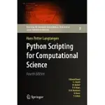 PYTHON SCRIPTING FOR COMPUTATIONAL SCIENCE