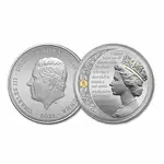 Queen Elizabeth II Memorial Commemorative Silver Double Crown Coin