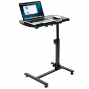 Adjustable Laptop Notebook Rolling Table Desk Stand Overbed Tiltable Tabletop