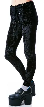 [Bad Vibes] The Damned Velvet Corset Leggings