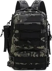 Fishing Tackle Backpack Storage Bag Shoulder Backpack Water- Fishing Gear Bag Cross Body Sling Bag Dark Night Camouflage 1#